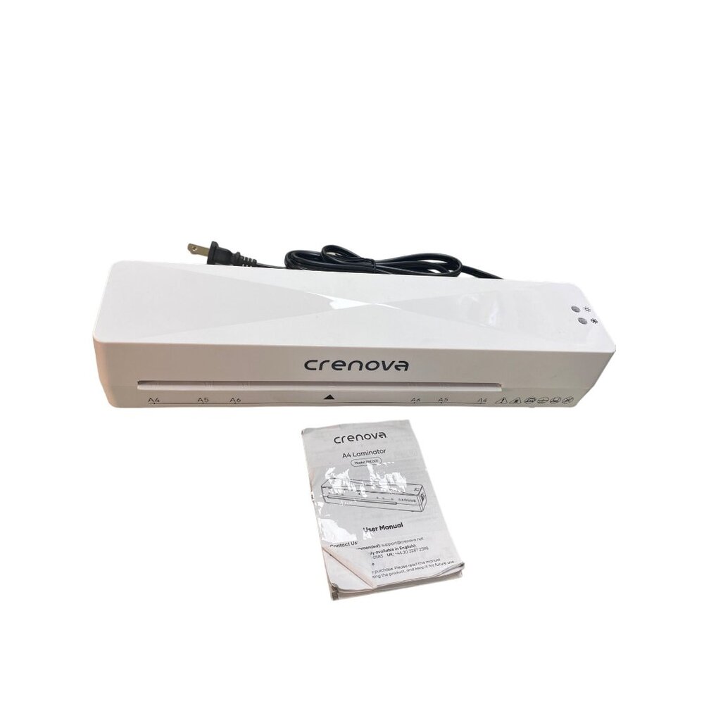 Crenova SKU 509 A4 Laminator Machine Hot Cold Settings Model FNL001